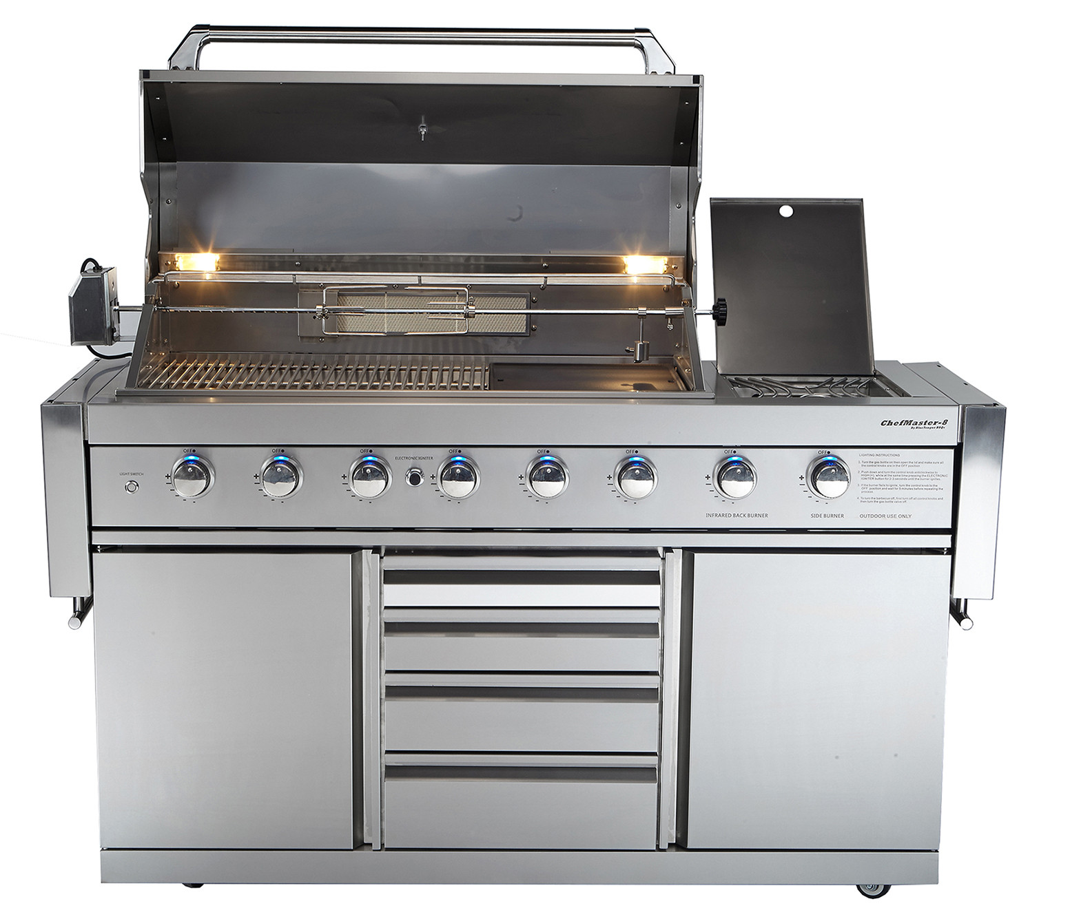 HALOGEN OVEN & LED CONTROL PANEL LIGHTS