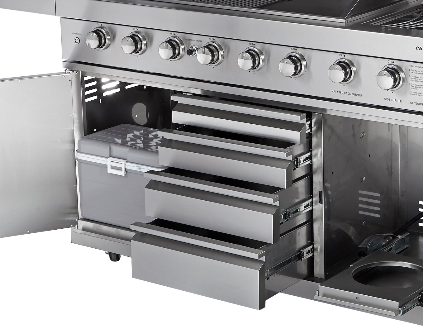 GRADUATED STORAGE DRAWERS