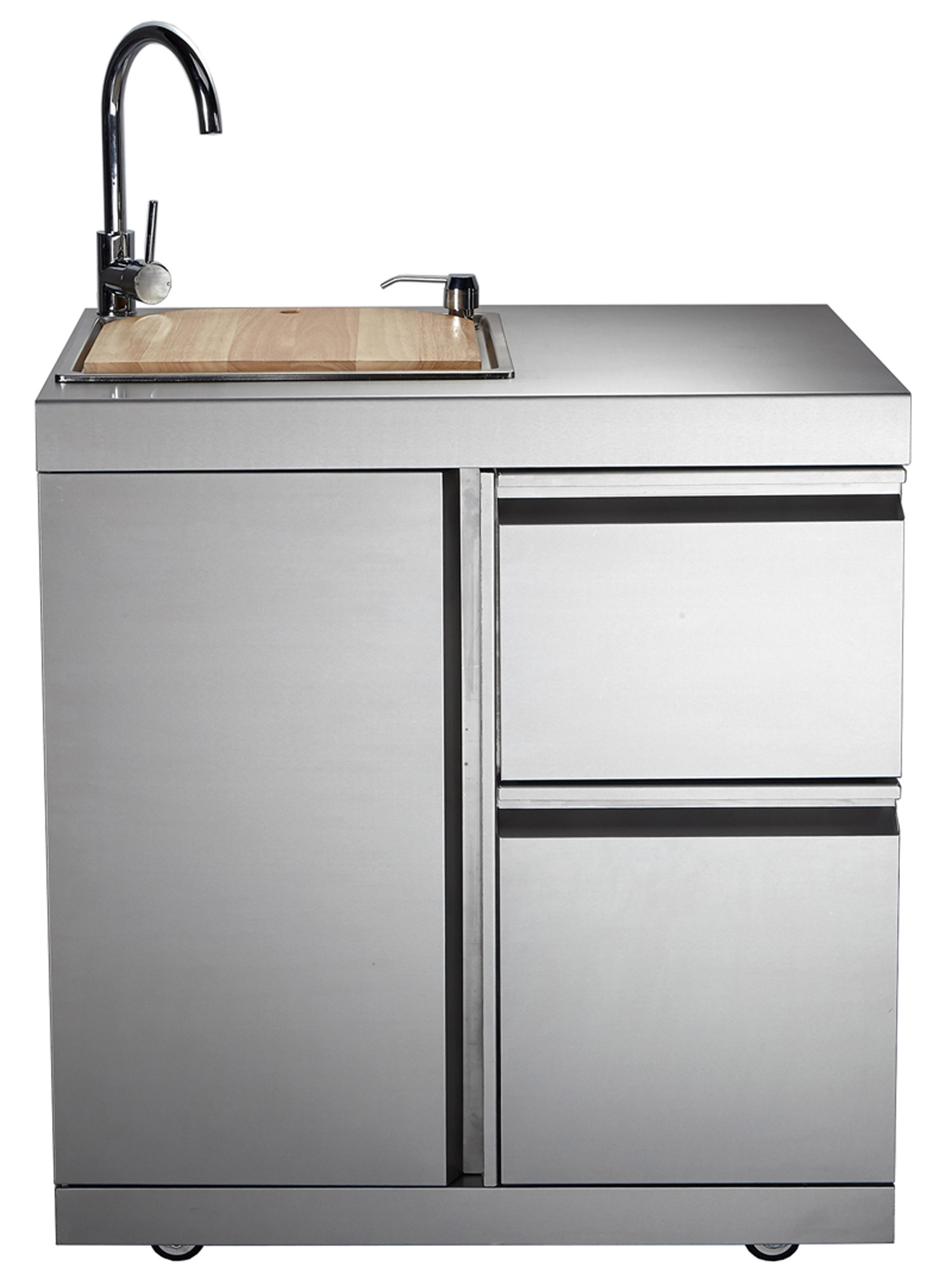 SINK MODULE WITH FITTED CHOPPING BOARD