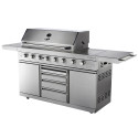 ChefMaster-8 Six+Two Burner BBQ - $4495.00